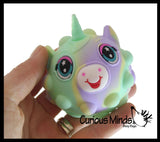 LAST CHANCE - LIMITED STOCK - Unicorn Bubble Ball With Pop Out Nose -  Bubble Poppers on Ball Squeeze to Pop - Silicone Push Poke Bubble Wrap Fidget Toy - Press Bubbles to Pop - Bubble Popper Sensory Stress Toy