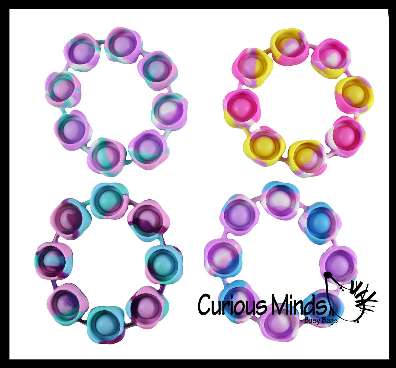 Tie Dye Bangle Fidget Bracelet Tie Dye Bangle Fidget Bracelet