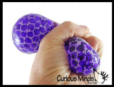 NeeDoh Bubble Glob Soft Gel Filled Stretch Ball - Ultra Squishy and Moldable Relaxing Sensory Fidget Stress Toy Nee Doh