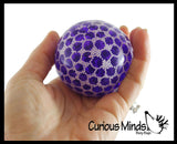 NeeDoh Bubble Glob Soft Gel Filled Stretch Ball - Ultra Squishy and Moldable Relaxing Sensory Fidget Stress Toy Nee Doh