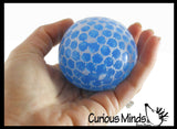 NeeDoh Bubble Glob Soft Gel Filled Stretch Ball - Ultra Squishy and Moldable Relaxing Sensory Fidget Stress Toy Nee Doh