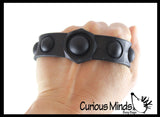 LAST CHANCE - LIMITED STOCK - CLEARANCE / SALE - Bubble Pop Bracelet - Silicone Push Poke Bubble Wrap Fidget Toy - Press Bubbles to Pop the Bubbles Down - Bubble Popper Sensory Stress Toy Jewelry