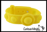 LAST CHANCE - LIMITED STOCK - CLEARANCE / SALE - Bubble Pop Bracelet - Silicone Push Poke Bubble Wrap Fidget Toy - Press Bubbles to Pop the Bubbles Down - Bubble Popper Sensory Stress Toy Jewelry