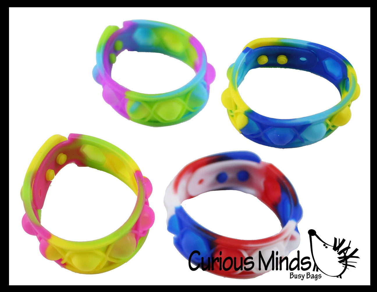 BULK - WHOLESALE - SALE - Bubble Pop Bracelets - Adjustable Tie