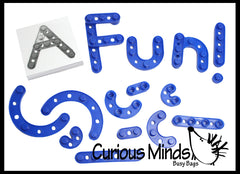 PDF FILE - YOU PRINT  Build a letter AND numbers Busy Bag - Letter and Number Construction Learning Activity