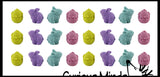 24 Cute Chick and Bunny Erasers - Easter Egg Filler Prize  (2 DOZEN)