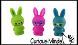 CLEARANCE SALE - Cute Bunny Pencil Toppers - Easter Egg Filler Prize - School Supplies