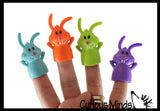 LAST CHANCE - LIMITED STOCK  - Bunny Rabbit Finger Puppets - Cute Easter Themed Small Toys - Easter Egg Filler Set - Small Toy Prize Assortment Egg Hunt