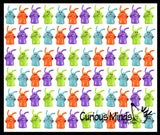 LAST CHANCE - LIMITED STOCK - Bunny Rabbit Finger Puppets - Cute Easter Themed Small Toys - Easter Egg Filler Set - Small Toy Prize Assortment Egg Hunt
