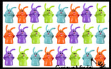 LAST CHANCE - LIMITED STOCK - Bunny Rabbit Finger Puppets - Cute Easter Themed Small Toys - Easter Egg Filler Set - Small Toy Prize Assortment Egg Hunt