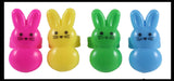 Bunny Rabbit Rings - Cute Jewelry Easter Themed Small Toys - Easter Egg Filler Set - Small Toy Prize Assortment Egg Hunt