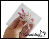 Bunny Rabbit Sticky Wall Walker Tumblers Crawlers - Easter Themed Small Toys - Easter Egg Filler Set - Small Toy Prize Assortment Egg Hunt