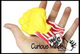 CLEARANCE / SALE - Burger and Fries Squishy Slow Rise -  Sensory, Stress, Fidget Toy