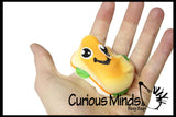CLEARANCE / SALE - Burger and Fries Squishy Slow Rise -  Sensory, Stress, Fidget Toy