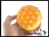 BULK - WHOLESALE -  SALE - Burger Bubble Pop Ball -  Hamburger Junk Food Bubble Poppers on Ball Squeeze to Pop - Silicone Push Poke Bubble Wrap Fidget Toy - Press Bubbles to Pop - Bubble Popper Sensory Stress Toy