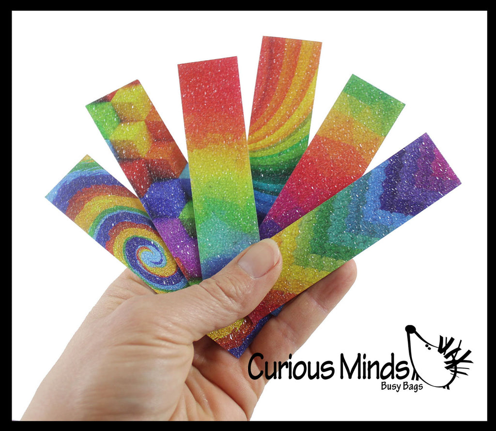 Textured Stickers - Calming Fidget Breathing Relaxing  - Rub Calm Sensory Toy