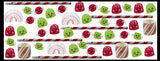 192 Candy Cane Theme Mix -  Cute Christmas Magic Springs, Pencils, Erasers -- Fun Party Favor Toy - Christmas Winter  (16 Dozen)