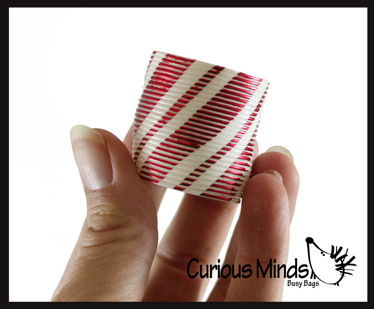 Magic Spring Cane Candy Cane Mini Magic Spring Toy - Fun Silly Coil Party Favor Toy - Ch ...