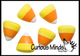 Candy Corn Halloween Party Favor Stress Balls, Small Novelty Toy Prize Assortment Gifts