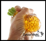 Carrot Stress Ball Set of 3 - Sand and Water Bead Filled Squeeze Stress Balls  -  Sensory, Stress, Fidget Toy - Vegetable Easter