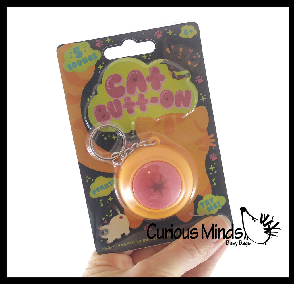 LAST CHANCE - LIMITED STOCK - Cat Fart BUTTon- Funny Gag Gift with Real Farting Sounds - Office Fun Toy