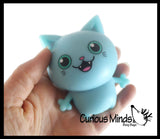 BULK - WHOLESALE -  SALE - Cat Color Changing Squeeze Stress Balls  -  Sensory, Stress, Fidget Toy - Magic Squeeze to Blend to New Color