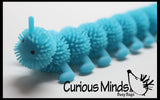 Stretchy Caterpillar Animal Puffer Stretchy Noodle Toys - Fun Long Stretch Toys - Soft & Flexible - Fidget Sensory Toy - Stretchy Noodle String