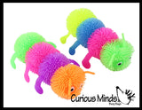 4 Segment Puffer Caterpillar Fidget Sensory Toy - 4 Section Tactile Toy Bug