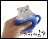 Pup in a Cup - Cat in a Cup - Adorable Pop Up Pupachino - Cute Squeeze Toy - Fun Fidget - Unique OT Hand Strength, Fine Motor