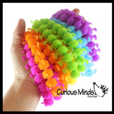 Stretchy Caterpillar Animal Puffer Stretchy Noodle Toys - Fun Long Stretch Toys - Soft & Flexible - Fidget Sensory Toy - Stretchy Noodle String