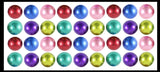 Small 1.5" Metallic Glitter with Thick Gel Mold-able Stress Ball - Ceiling Sticky Glob Balls - Squishy Gooey Shape-able Squish Sensory Squeeze Balls