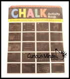 LAST CHANCE - LIMITED STOCK -  SALE - Chalk Activity Pad - Travel Activity - Busy Bag Games
