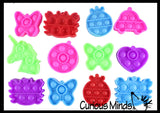 LAST CHANCE - LIMITED STOCK - SALE - Tiny Bubble Pop Fidget Toys - Silicone Push Poke Bubble Wrap Fidget Toy - Press Bubbles to Pop the Bubbles Down Then Flip it over and Do it Again - Bubble Popper Sensory Stress Toy