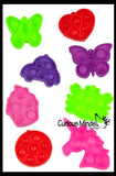 LAST CHANCE - LIMITED STOCK - SALE - Tiny Bubble Pop Fidget Toys - Silicone Push Poke Bubble Wrap Fidget Toy - Press Bubbles to Pop the Bubbles Down Then Flip it over and Do it Again - Bubble Popper Sensory Stress Toy