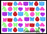 LAST CHANCE - LIMITED STOCK - SALE - Tiny Bubble Pop Fidget Toys - Silicone Push Poke Bubble Wrap Fidget Toy - Press Bubbles to Pop the Bubbles Down Then Flip it over and Do it Again - Bubble Popper Sensory Stress Toy