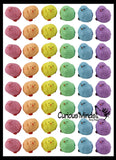Small Chick Squishy Balls in Capsules -  Easter / Spring Themed Squishy Animals -  Sensory, Stress, Fidget Party Favor Toy - Egg Hunt