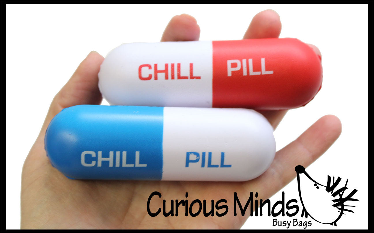 Chill Pill Stress Ball - Sensory, Stress, Fidget Toy - Doctor