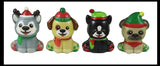 Christmas Dogs Slow Rise Squishy Toy  - Memory Foam Squish Stress Ball - Winter Christmas