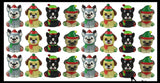 Christmas Dogs Slow Rise Squishy Toy  - Memory Foam Squish Stress Ball - Winter Christmas