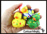 Christmas Lights Rubber Duckies - Ducks - Cute Holiday Party Favor Decoration Gifts