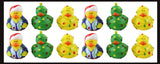 36 Rubber Duckie Christmas Bundle Set - Ducks - Cute Holiday Party Favor Decoration Gifts (3 Dozen)