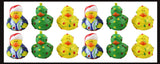 Christmas Lights Rubber Duckies - Ducks - Cute Holiday Party Favor Decoration Gifts