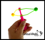 LAST CHANCE - LIMITED STOCK - SALE Plastic Small Clacker Noise Maker Clicker Clanker Clank Toy - Fun Classic Novelty Music Party Favor Toy - OT Sensory Tool