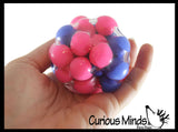 Click Clack Noisy DNA Ball - Huge Molecule Unique Squishy Fidget Ball