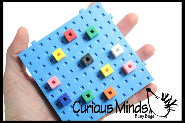 Snap Block - Interlocking Cubes and Building Base - Constructive Build ...