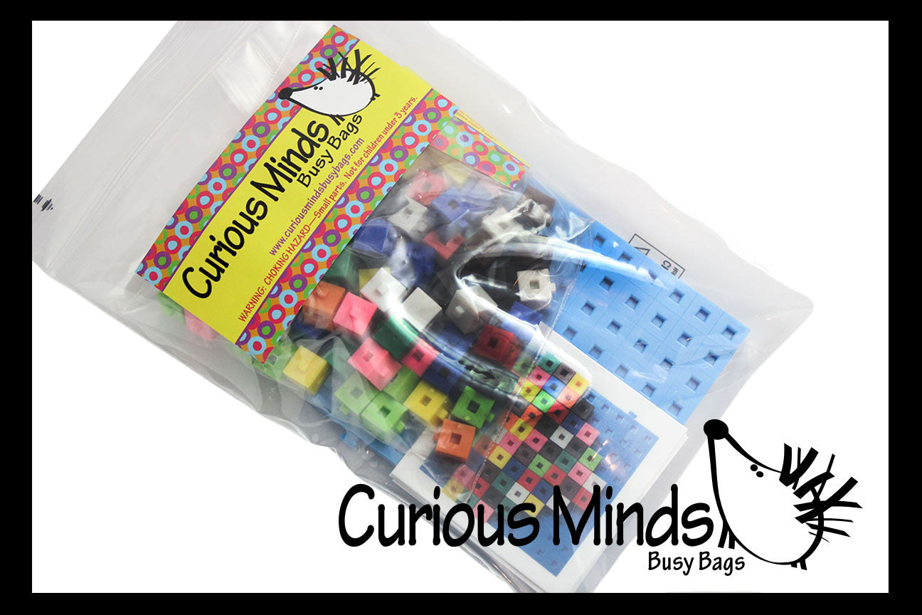 Snap Block - Interlocking Cubes and Building Base - Constructive Build ...