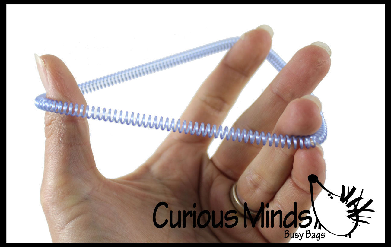 Compression Spring Fidget Bright Spring Coil Fidget Bracelets - Sensory Fidget Toy | Curious ...