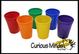 Color Sorting Cups and Beads to Sort