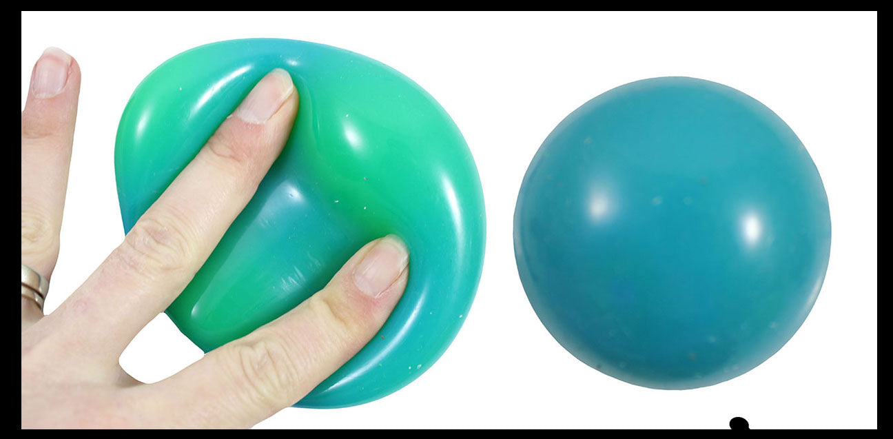Color changing top stress ball