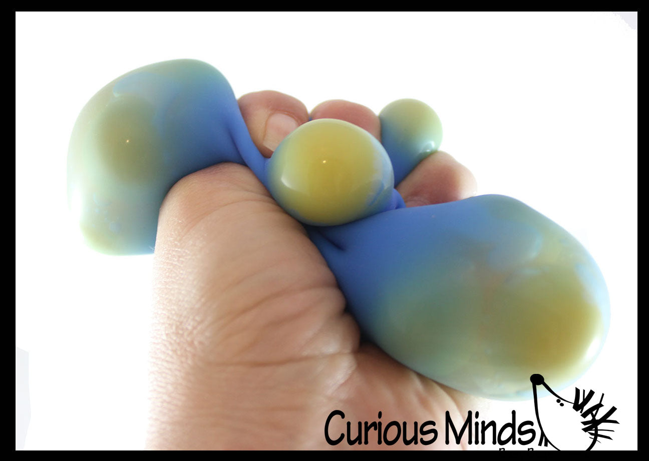 Color Changing Gel DNA Ball - Squishy Fidget Ball - Unique Fun